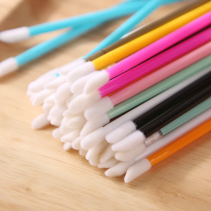 

Gloss Wand 50 Pcs Lipstick Lip Brush Disposable Applicator Makeup Tools Lip Brush Lipstick Tool Beauty