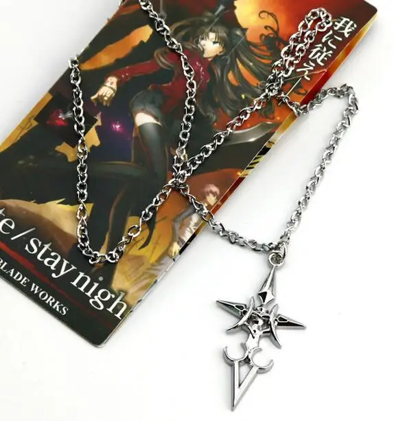 Fate/Stay Night Cosplay Costume Saber Command Spell Pendant Necklace V2