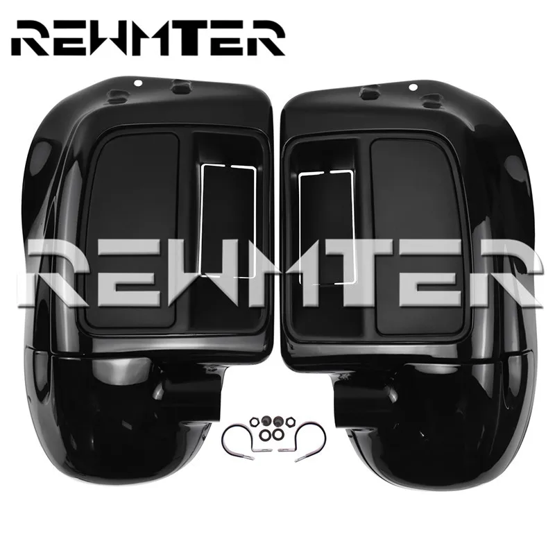 

Black Lower Vented Leg Fairing Glove Box For Harley Touring Road King Street Electra Glide Ultra FLHX FLTR FLHX FLHT FLHR 14-18