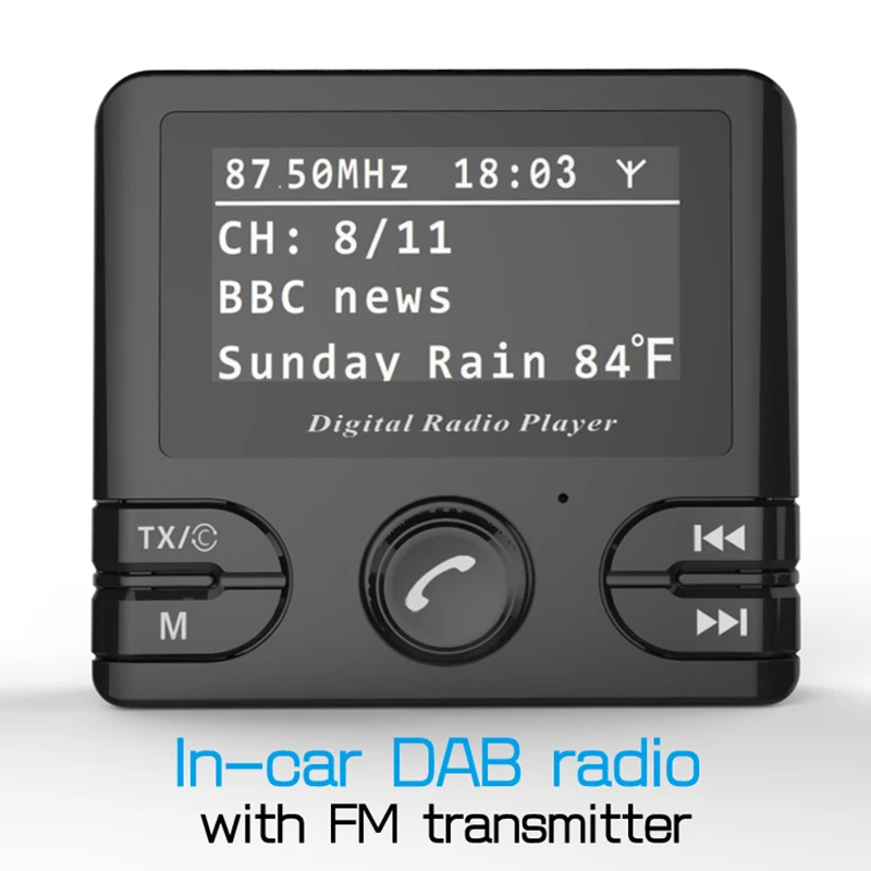 Автомобильный цифровой DAB/DAB + радио приемник аудио адаптер беспроводной fm