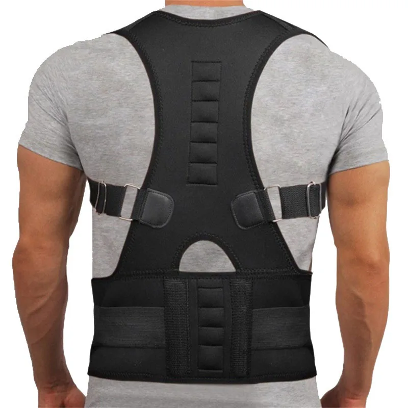 

Adjustable Back Therapy Shoulder Magnetic Orthopedic Posture Braces Comfortable Breathable Lumbar Support Unsex