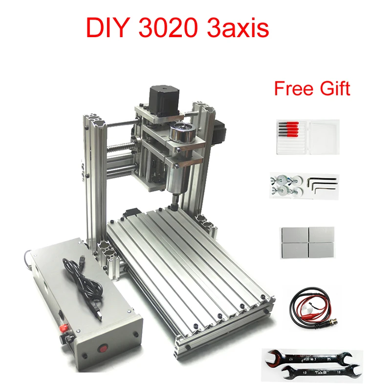 Full metal DIY cnc milling machine 3020 3axis engraving with USB port | Инструменты