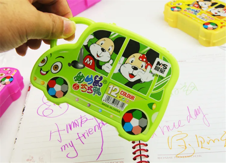 Новинка, креативная моющаяся Акварельная ручка для студентов, 12 цветов, художественное Рисование маркером, подарки для детей, WYQ
