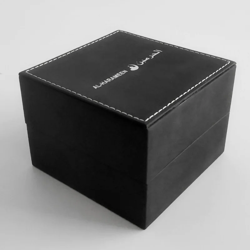 Кожаная Подарочная коробка HRM для часы Azan 6102 6106 6208 6287 6371 6341 и т. Д. с логотипом AL
