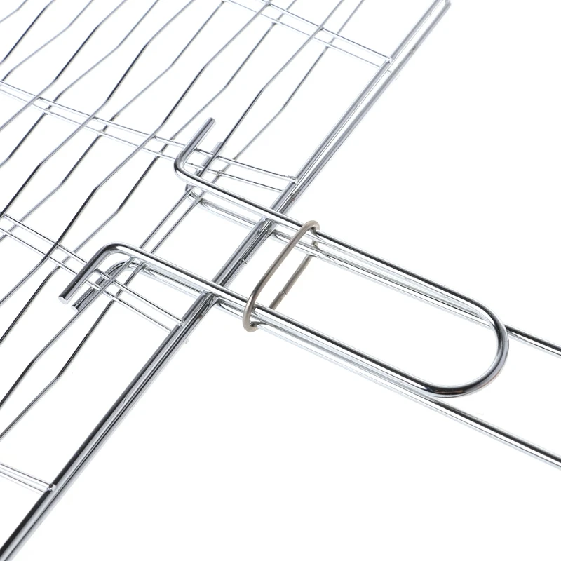 Барбекю Гриль Корзина гриль сетка для барбекю с деревянной ручкой мясо рыба овощные инструменты Mar28