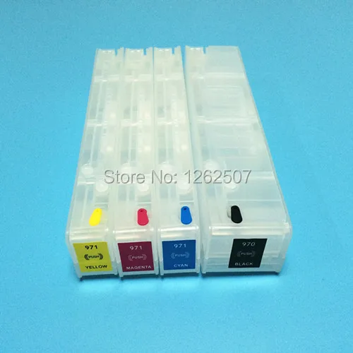 Vazio Cartucho de Tinta Recarregável sem Chip para Hp970 971 980 981 972 973 974 975 xl 970xl 971xl 980xl 972xl 973xl 974xl 975xl - Imagem 2