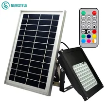 20/56 светодиодный s солнечное прожекторное освещение водонепроницаемый наружный светодиодный светильник на солнечных батареях садовые фонари многофункциональный RGB+ WW светодиодный прожекторы
