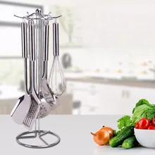 2017 ergonomisches Design Edelstahl Dreh Design Küche Lagerregal Langlebig Große Kapazität Küche Kochwerkzeug Organizer