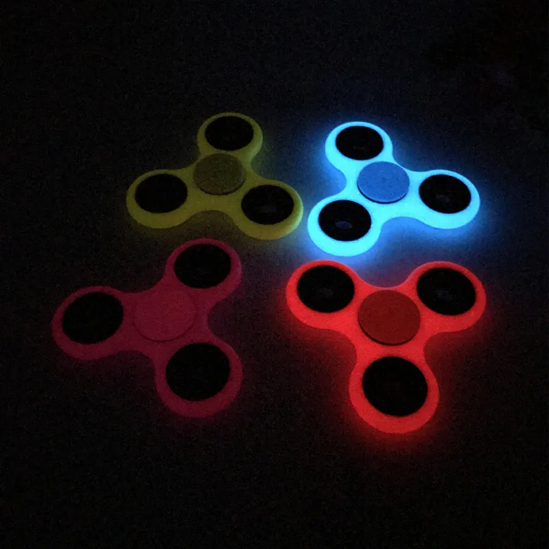 aliexpress buy 6 colors glow in tri spinner aliexpress buy 6 colors glow in tri spinner