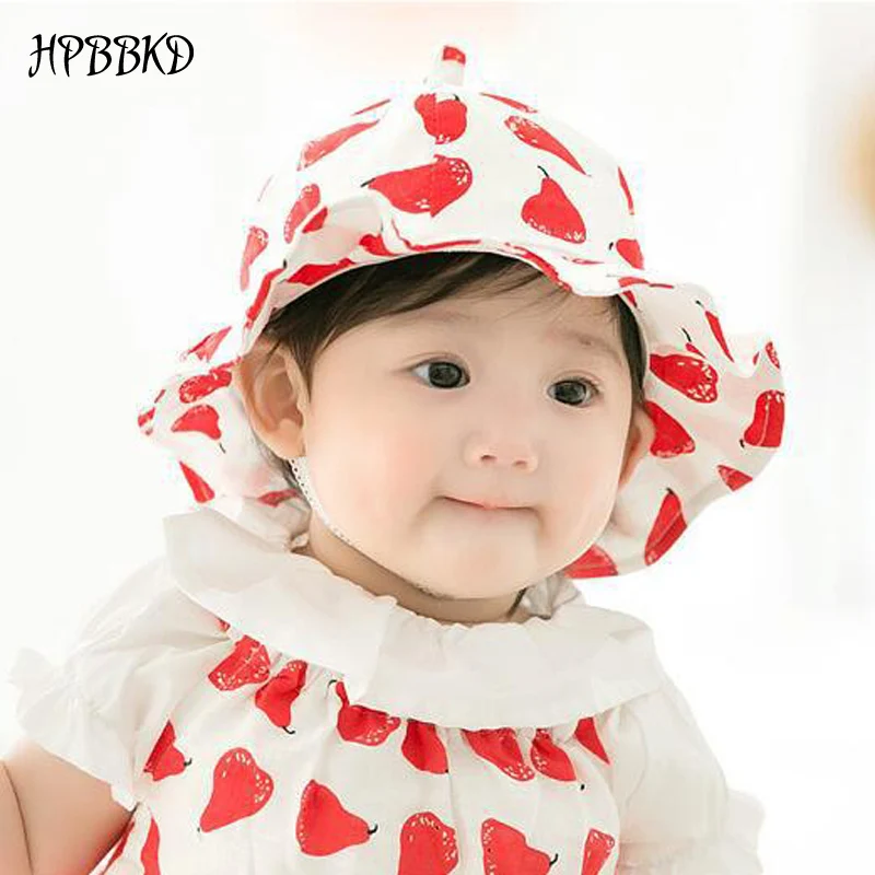 HPBBKD New Fruit Baby Girl Hat Spring Autumn Baby Sun Hat Beach Caps