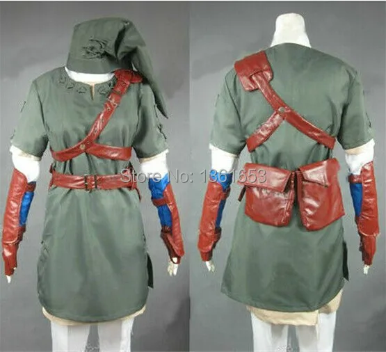 

Customized Legend of Zelda Women size COS zelda costumes Halloween party coaplay role playing game playing