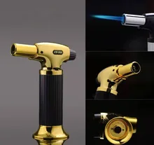 Torch Turbo Lighter Gun Spray Butane Cigar Lighter Gas Cigarette 1300 C Windproof Lighter Kitchen BBQ
