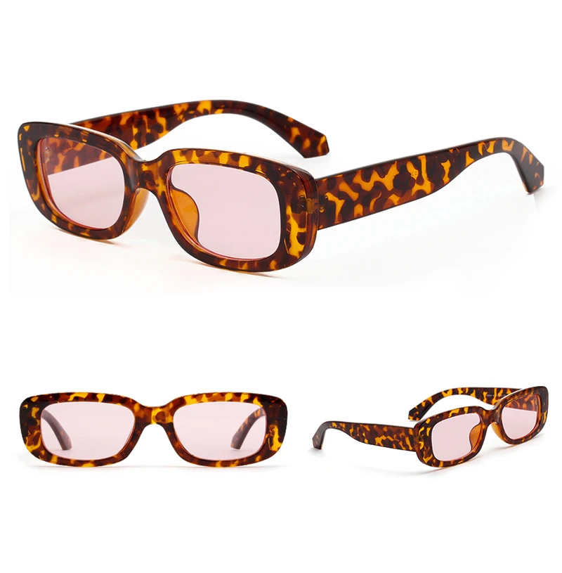 Kachawoo Ретро прямоугольные солнцезащитные очки мужские черные леопардовые летние мужские солнцезащитные очки для женщин модные дропшиппинг