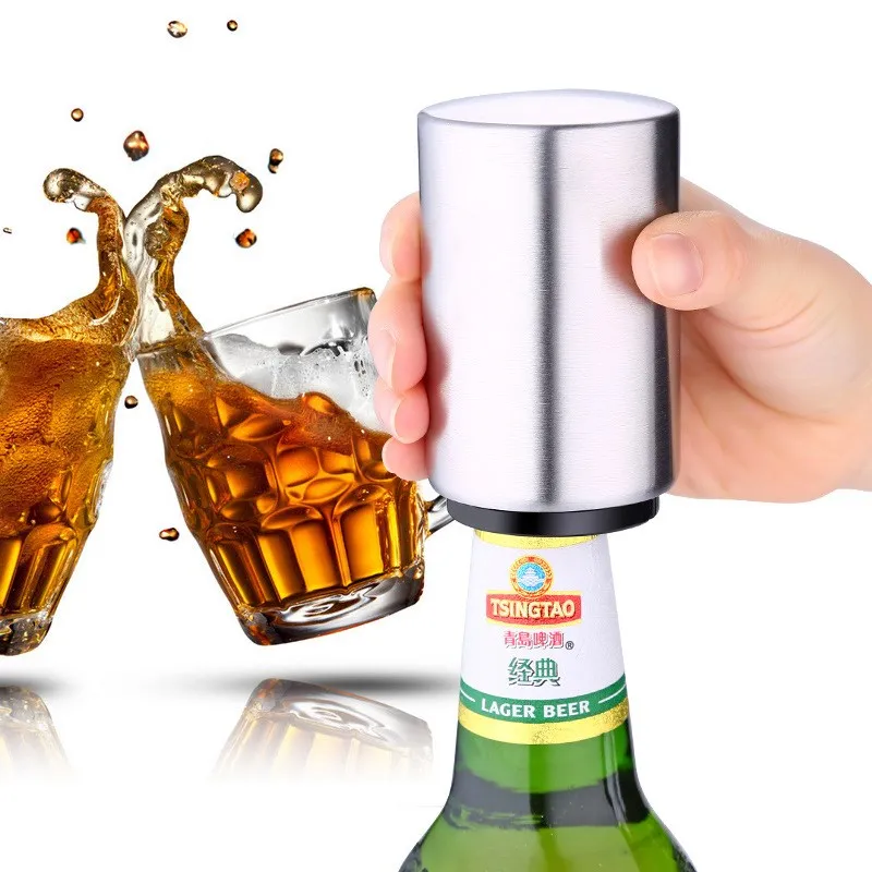 Creative Automatic Thick Stainless Steel Opener Beer Bottle Opener With