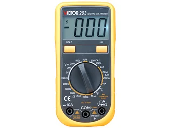 

VICTOR 203 VC203 Digital Multimeter, Large LCD, Celsius & Fahrenheit