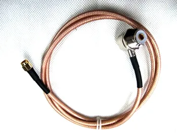 

10m 30FT RG142 Cable SMA Male to UHF Female Angle Bulkhead Coaxial RF Pigtai