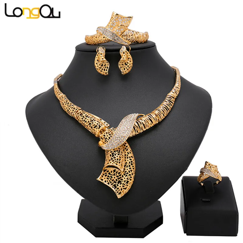 Longqu модное украшение в африканском стиле комплект нигерийские Свадебные женские