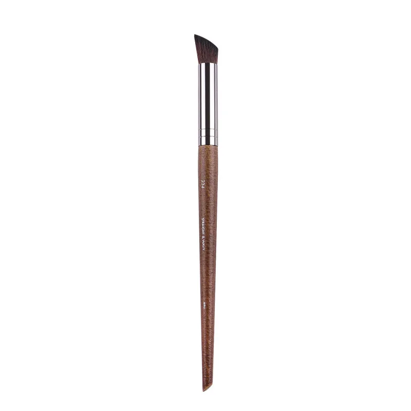 Высококачественные черные длинные ручки № 234 Pro Аэрограф Тени для век Смешивание кисти для макияжа