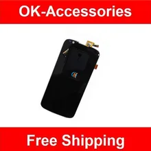 Schwarz Farbe Für Fly IQ4413 LCD Display + Touchscreen Digitizer Montage Hohe Qualität 1 Teil/los Ersatzteil