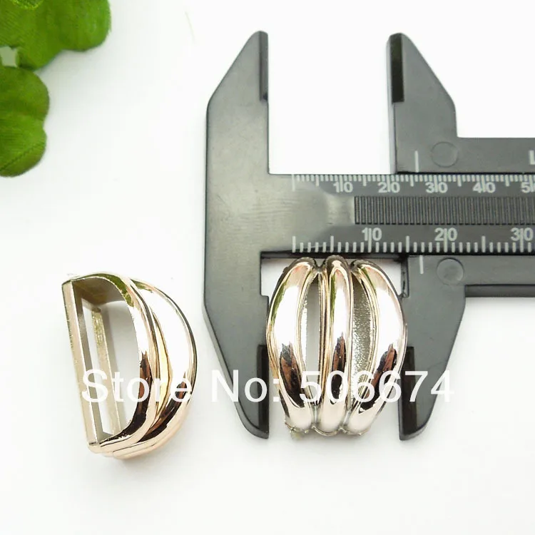 

plated gold color 30pcs DIY shoe accessories for bow buckles 12*23mm, ribbon silder Headband Hair Clip DIY