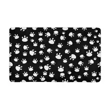 Собака печать ног внутренний входной ковер коврики обуви Скребок коврик 30X18 дюймов