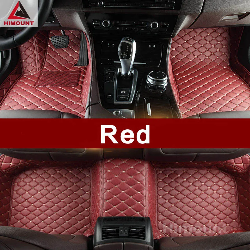 Автомобильные фары ближнего света на заказ коврик специально для Volvo S90 L S90L V40 V60 S60 XC60 XC90 Гибридный высокого качества Роскошные 3d ковер лайнер - Название цвета: Красный