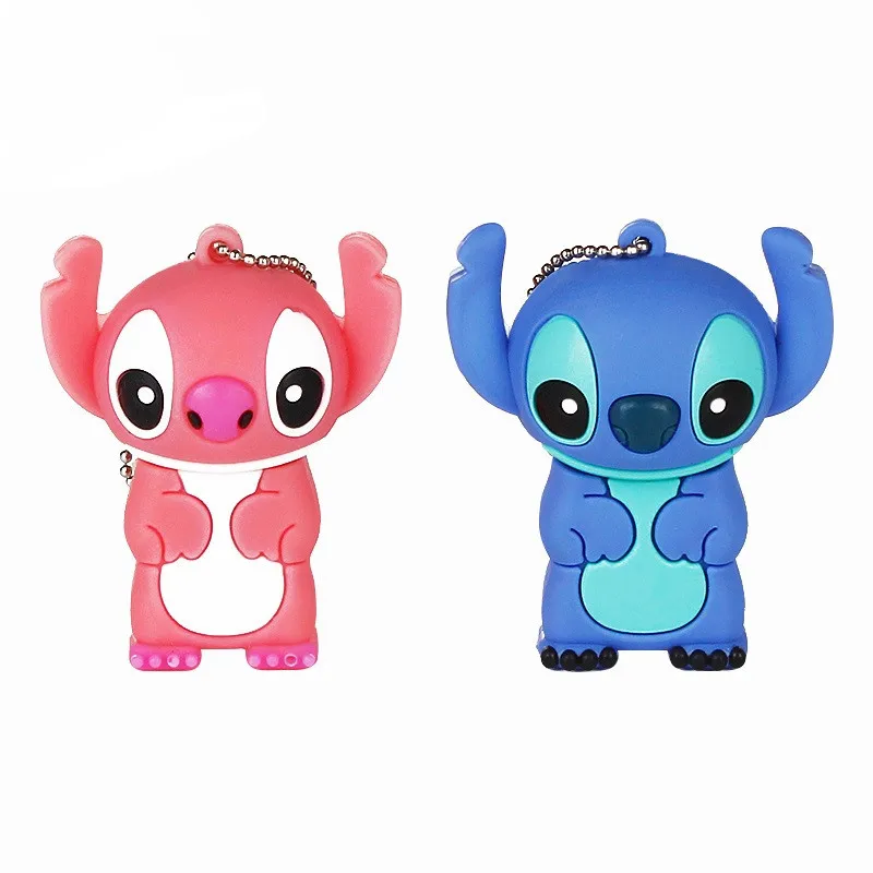 new USB flash drive 128gb cute animal cartoon USB 2.0 4GB 8GB pen drive 16GB 32GB 64GB creative Pendrive usb memory stick Stitch