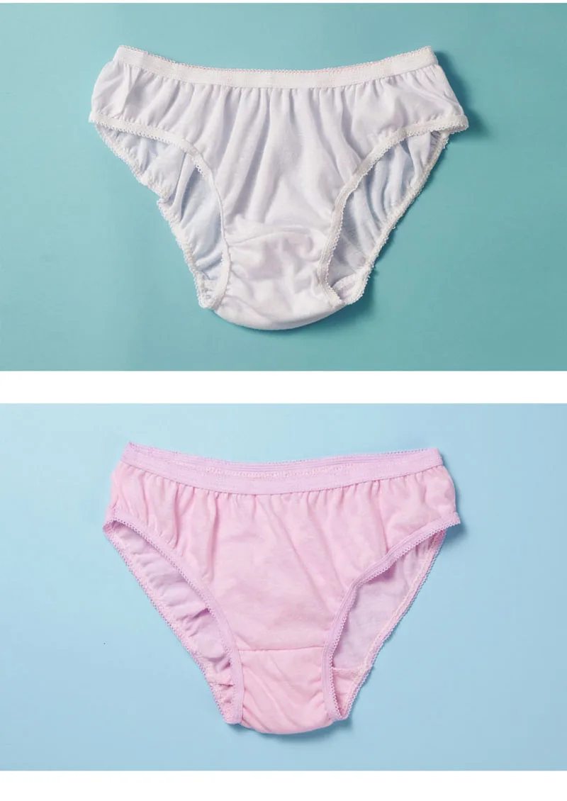 5 pcs Disposable Panties 100% Cotton Breathable Comfortable Modal Women Men Underwears Sports Travel Health Lingerie 13
