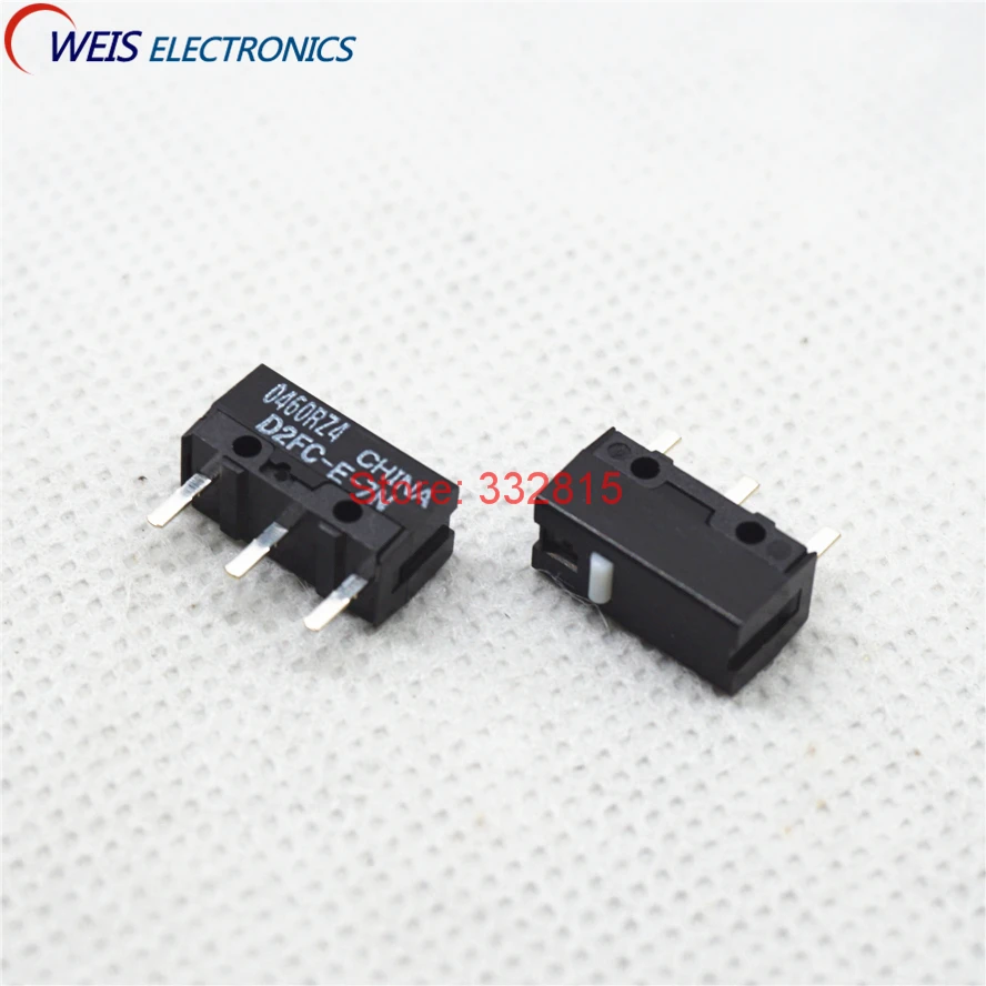 

10PCS NEW authentic OMRON micro switch D2FC-F-7N mouse button fretting D2FC-E-7N FREE SHIPPING