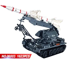 Современный военный SA-2GUIDELINE, Круизный танк с ракетами, кирпичи, минифиги, МОС, строительный блок ww2, модель, кирпичи, коллекция игрушек