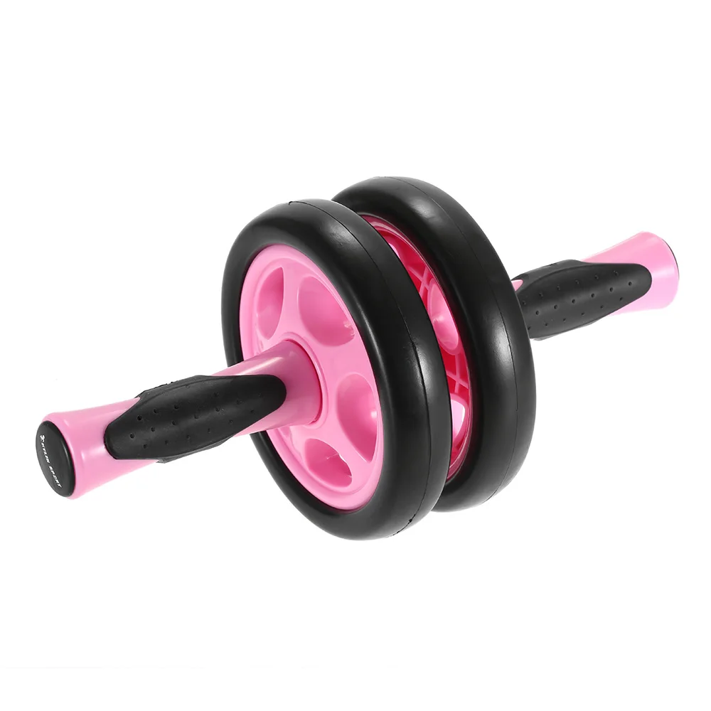 

New No Noise Double Abdomen Roller Muscle Exercise for Gym Fitness Workout Abdomen Exerciser Wheel Core Rolling Trainer Wheel