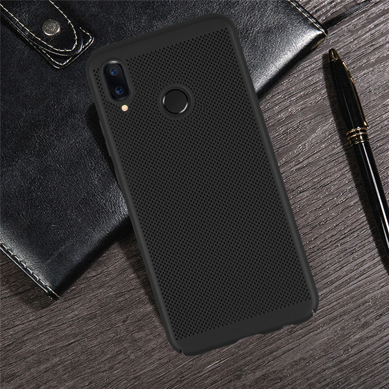 Portefeuille Cooling Ultra Thin Heat dissipation Phone Case For Huawei P20 Lite Shockproof Back Cover Hard PC Plastic Shell Case07