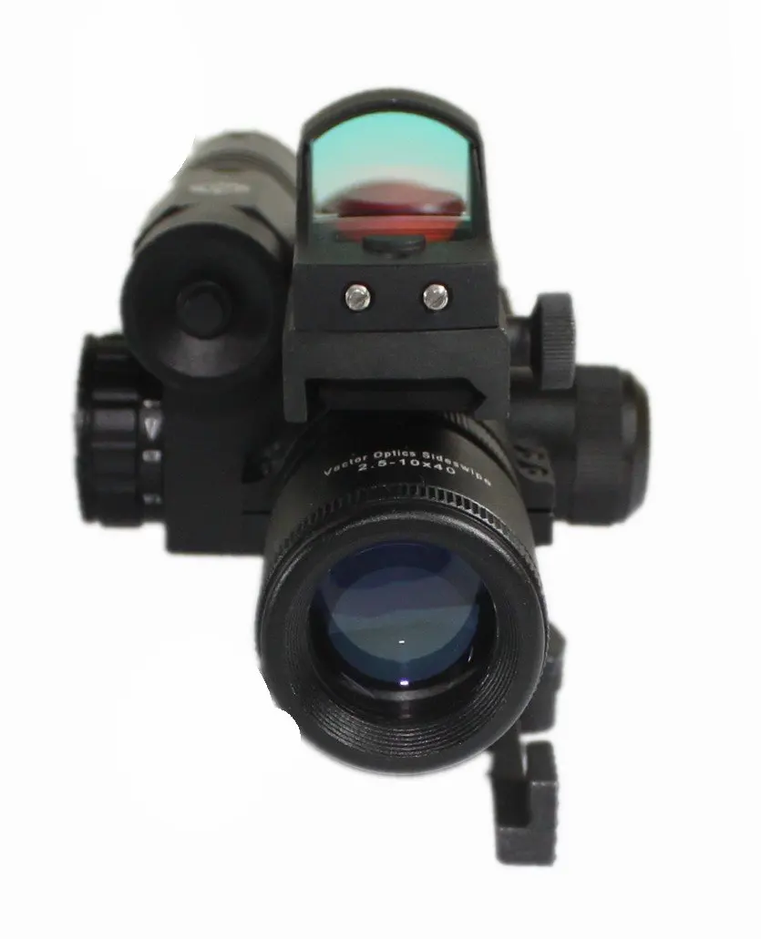 Векторная оптика 2,5-10x40 охотничий зеленый лазерный прицел с мини красная точка прицел комбо АР прицел подходит AR15 AK47