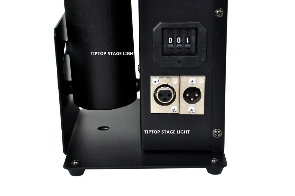 Máquina de Confetes Cabeça de um Lançador de Confete 25 w Único Tubo Mini um Tiro Uma Serpentina Nuzzle Controle Dmx Poder Con Input Output 11 High Quality control spiders