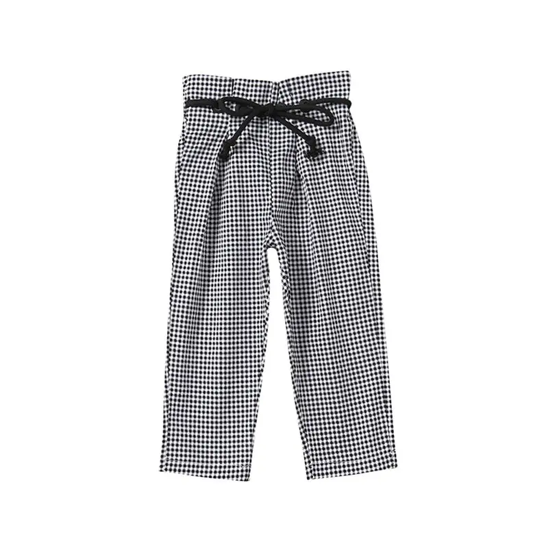 

Abckids Spring Baby Girl Plaid Print Cotton Long Pants Trousers Toddler Casual Bottoms Clothing