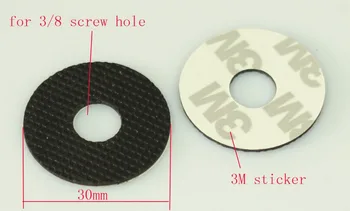 

2x 30mm Rubber Washer with 3/8" Hole and 3M adhesive for Tripod / Bracket/5D2