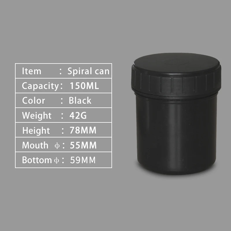 150ML-2 1 шт. пустой пластиковый контейнер с крышкой, косметические контейнеры, крем для макияжа, бутылочка для путешествий Lition 150 мл, 200 мл, 300 мл, 350 мл, 500 мл, 600 мл, 1000 мл, мл - Цвет: 150ML-2