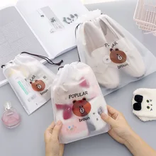Bear Pencil Case School Office Supplies Kawaii Stationery Bag Estuches Chancery School Cute Pencil Box Cosmetic Bag Pen Bags dispalang kids mini pencil case box pen bags for school gold stars printing women cosmetic case children stationery pouch office