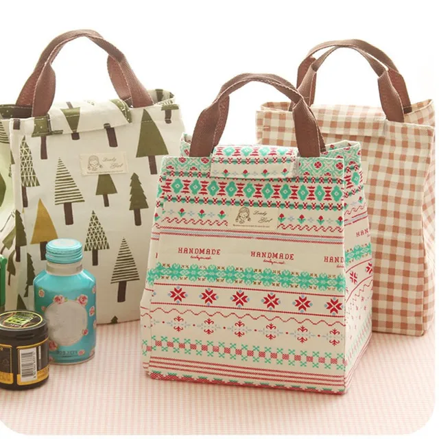 1pc Waterproof Portable Tote Lunch Bag Folding Christmas Patterns 1pc Waterproof Portable Tote Lunch Bag Folding Christmas Patterns Box Thermal Insulation Bags
