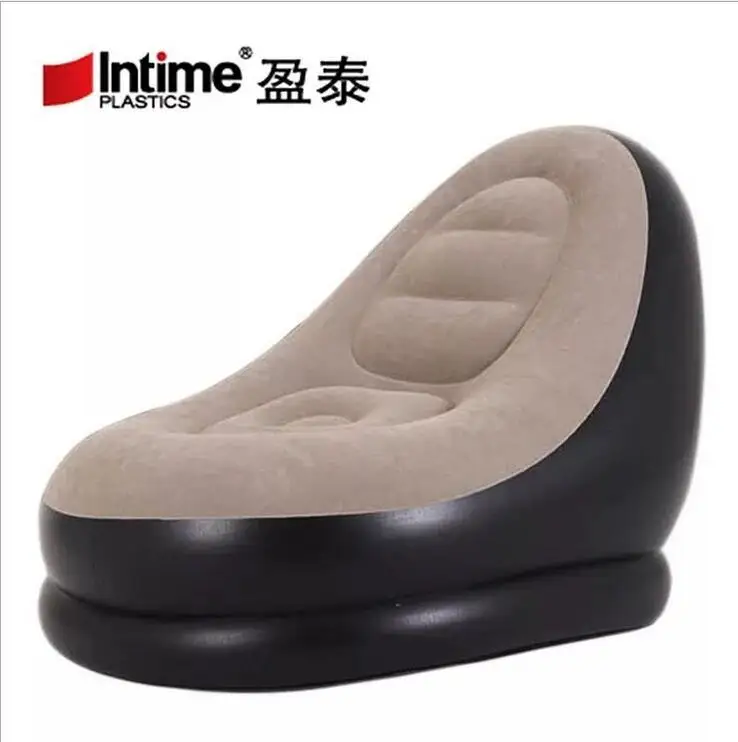 with stool set lounger sofa single balcony nap inflatablel sofa bed bedroom creative casual dorms lazy bean bag air chair