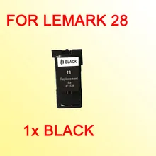 1x black ink cartridge For lexmark 28 18C1528 X5070/Z1300/Z845/X2500MFP printer