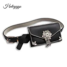 Многофункциональная Женская поясная сумка с бриллиантами, простая дизайнерская поясная сумка, роскошная поясная сумка с кисточками из искусственной кожи, сумка для телефона