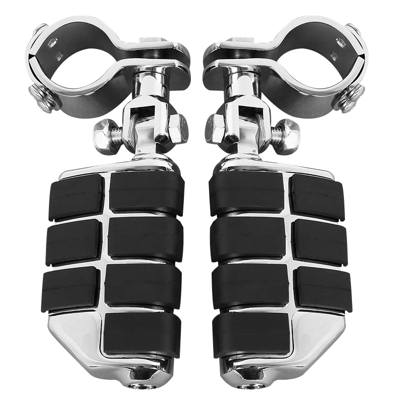 Chrome Dually Highway Foot Pegs FootPegs For Honda GoldWing GL1500