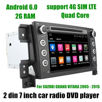 

For S/UZUKI G/RAND VI/TARA 2005-2015 car DVD android 6.0 2 din GPS Radio WIFI support rear camera touch screen