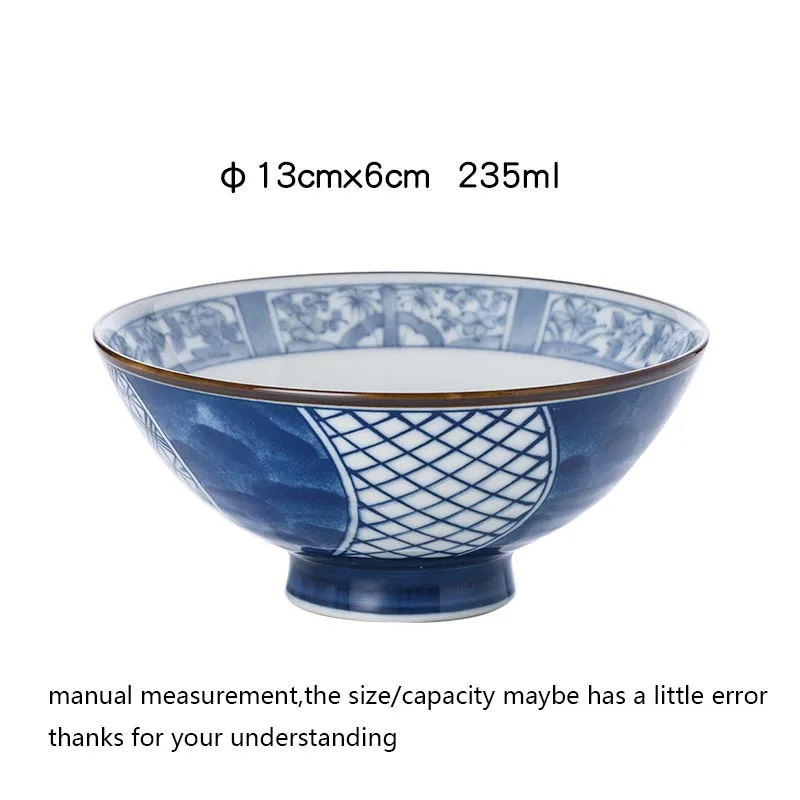 Японский импорт креативная чаша Ramen набор фарфоровой керамической посуды для студентов рисовый суп кухонные чаши аксессуары контейнер для столовой посуды - Цвет: C
