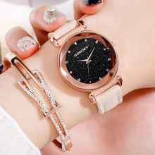 Gogoey Relojes Mujer Роскошные Брендовые женские часы индивидуальность романтическое звездное небо наручные часы горный хрусталь Дизайн Женские часы