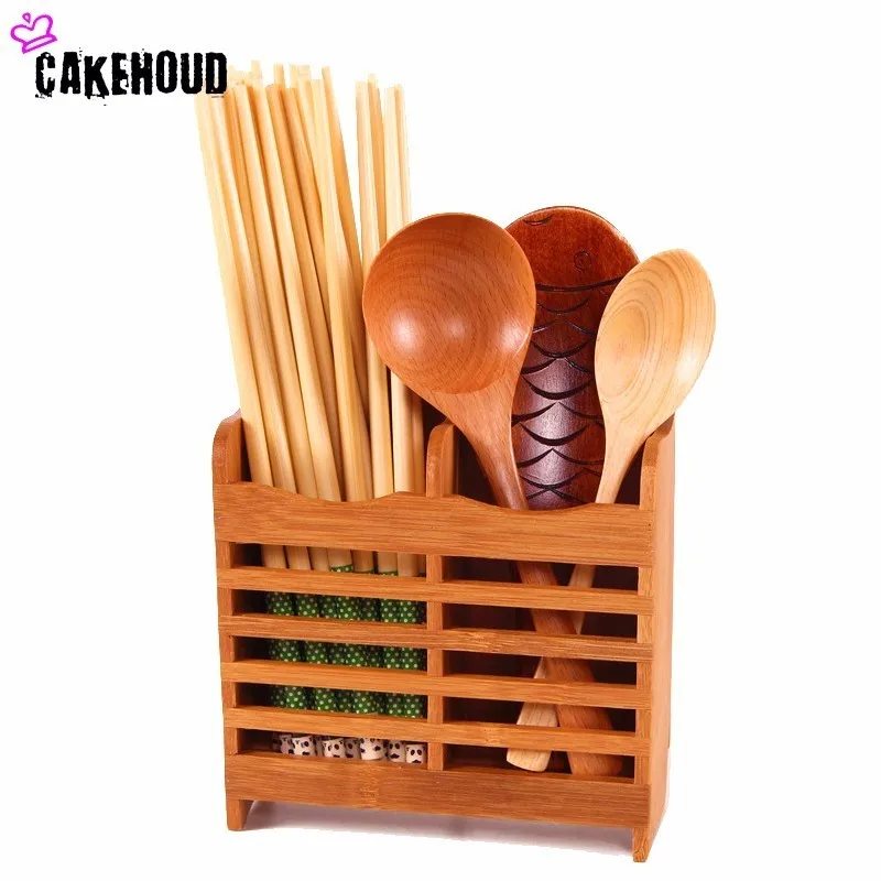 CAKEHOUD бамбуковая клетка кухонная посуда дренажная для хранения посуды баррель