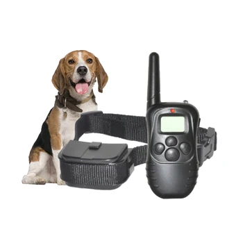 

Electric Dog Training Collar Pet Remote Control Waterproof Rechargeable With LCD Display 100LV Shock Vibra For Dog Training