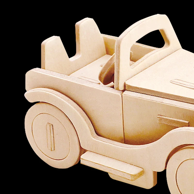 Robotime игрушки хобби 3D деревянные головоломки игры популярные детские развивающие игрушки для малышей и детей ясельного возраста Модели Строительные наборы машины