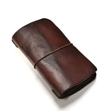 Натуральная кожа мужской кошелек ручной работы ретро тренд роскошный длинный мужской кошелек качественный кошелек держатель карт бумажник для паспорта